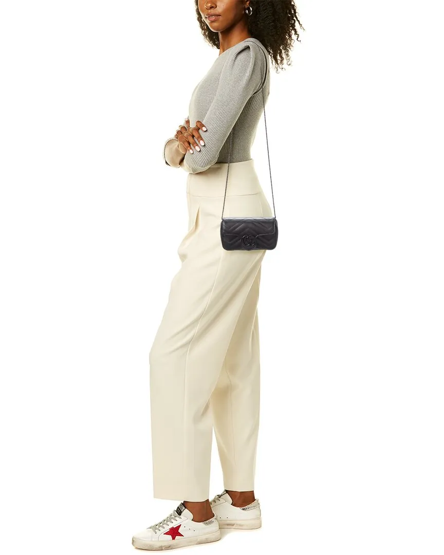 Super GG Mini Leather Bag Expert assistance Shoulder Matelasse Gucci Marmont Touch-sensitive