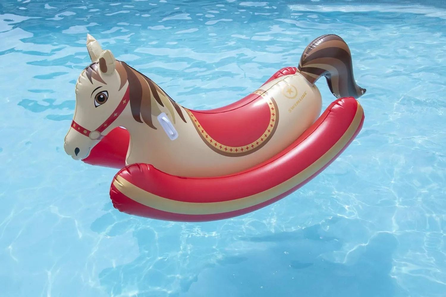 Swimline Hobby Horse Inflatable Pool Rocker, Multi, 81" x 36" x 40"