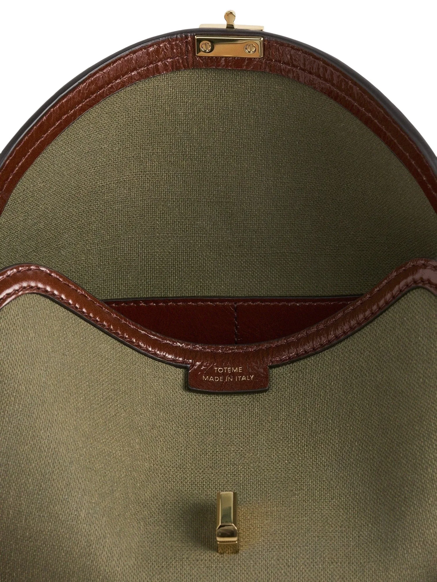 T-Lock Canvas Clutch Khaki Green