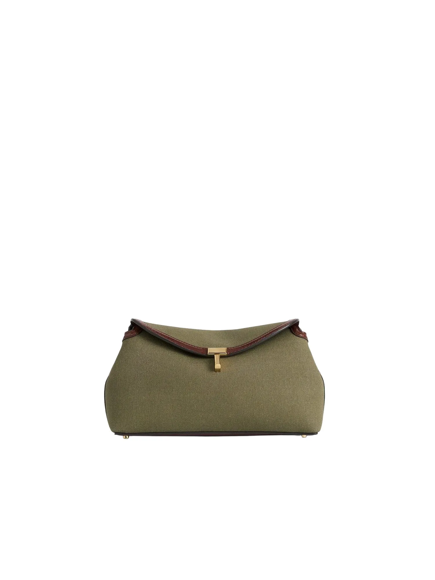 T-Lock Canvas Clutch Khaki Green