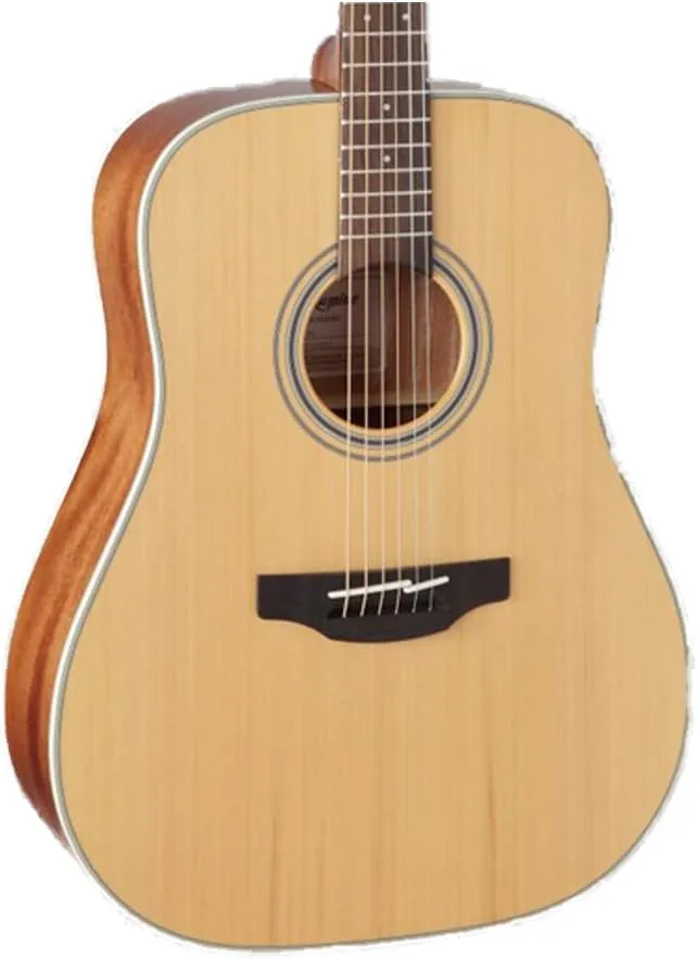 Takamine 6 String Acoustic Guitar, Right Handed, Natural (GD20-NS)