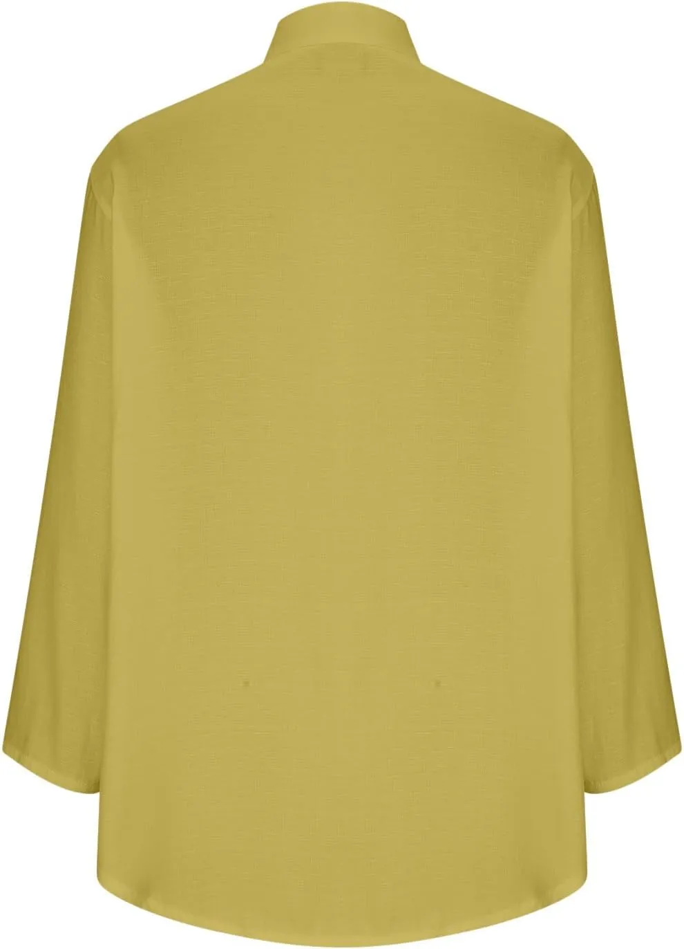 TANGNADE Womens Cotten Linen Blouse Summer Casual 3/4 Sleeve Shirts Loose Fit Oversized Tshirts Tunic Tops with Pockets