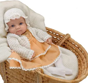 The Ashton-Drake Galleries 7th Annual Photo Contest Winner Rosalie Vinyl Baby Doll (Orange)