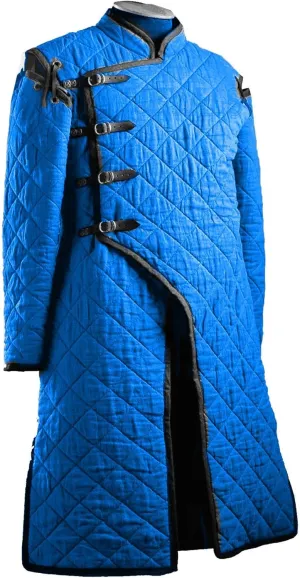 THE MEDIEVALS Thick Padded Gambeson Coat Aketon Full Length Jacket Armor Costumes Dress SCA