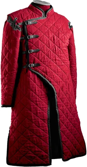 THE MEDIEVALS Thick Padded Gambeson Coat Aketon Full Length Jacket Armor Costumes Dress SCA