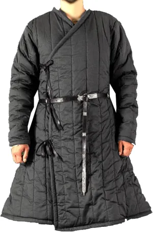 THE MEDIEVALS Thick Padded Gambeson Coat Aketon Full Length Jacket Armor Costumes Dress SCA