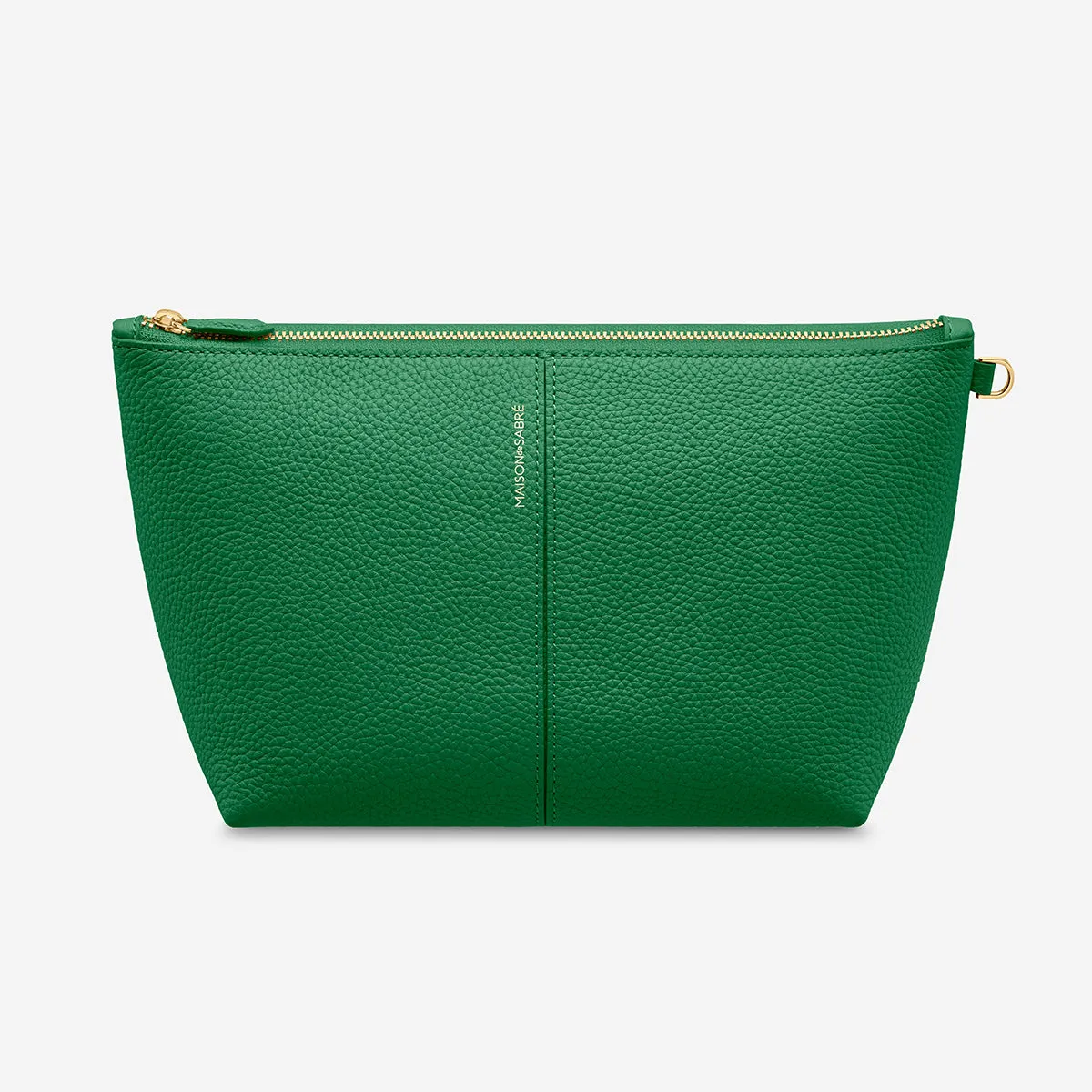 The Medium Flaire Pouch - Emerald Green