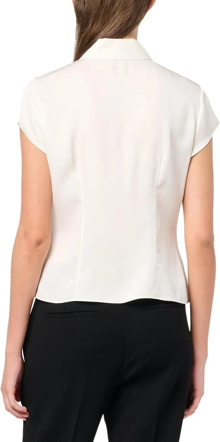 Theory Women's Cap Sleeve Blouse