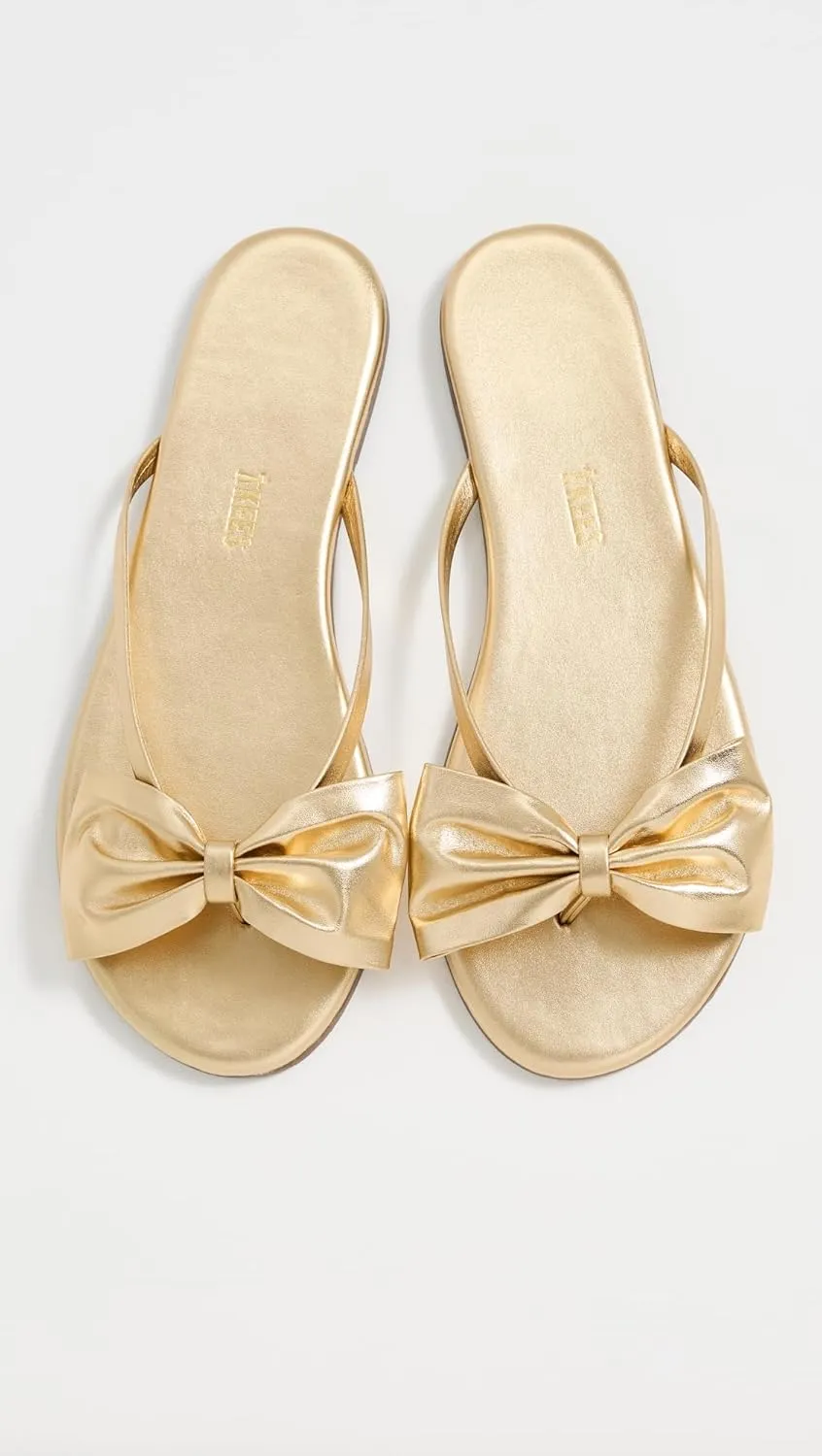 TKEES Women's Lily Oversized Bow Flip-Flop