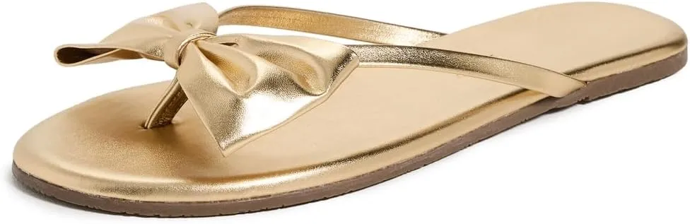 TKEES Women's Lily Oversized Bow Flip-Flop