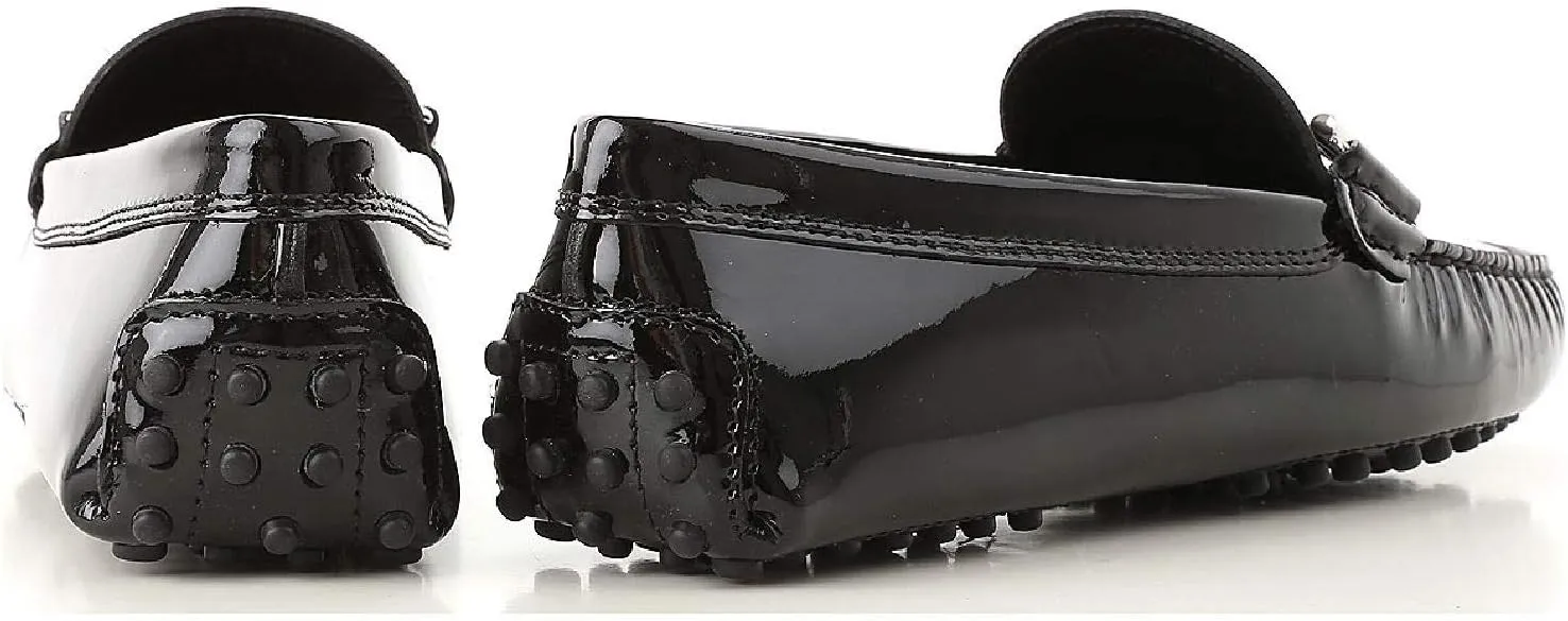 Tod's Women's Patent Leather Moccasins Shoes