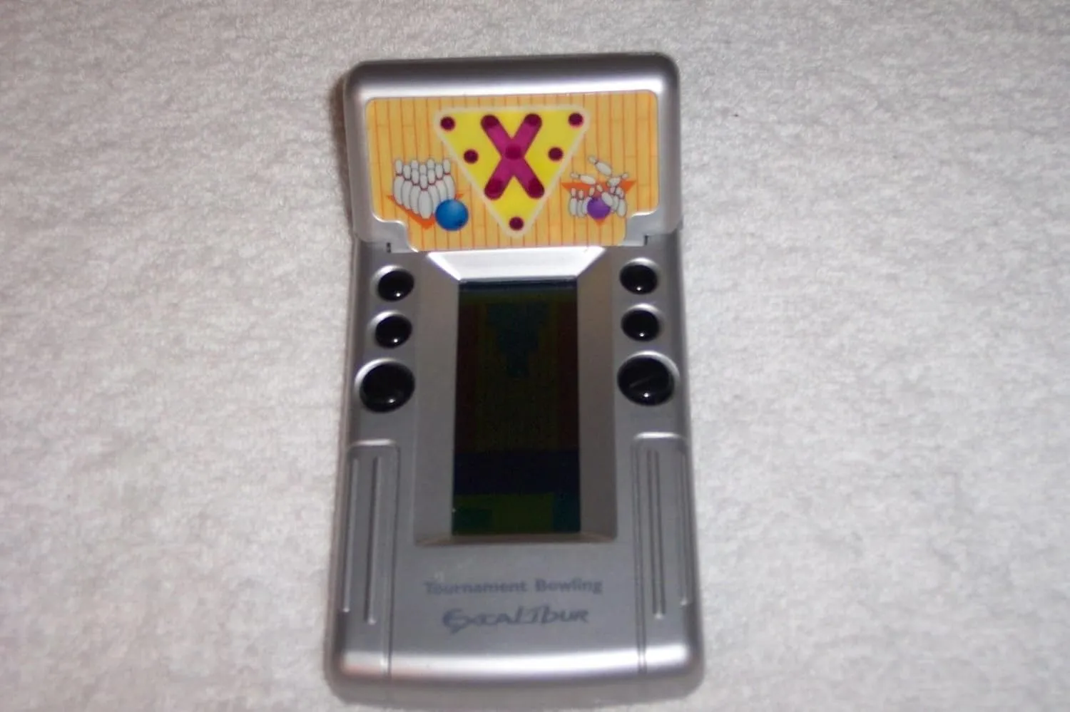 Tournament Bowling Excalibur Lcd Interactive Electronic Handheld Game