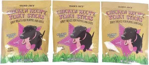 Trader Joe's Chicken Recipe Jerky Sticks 6 Oz (Pack of 3)