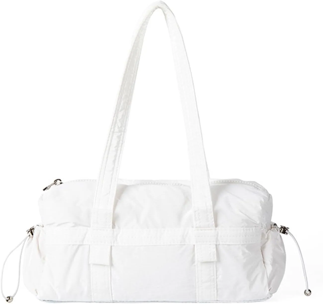Trendy Women Shoulder Bag Top Handle Handbag Commuting Bag Large Capacity Underarm Bag PU Leather Armpit Bag