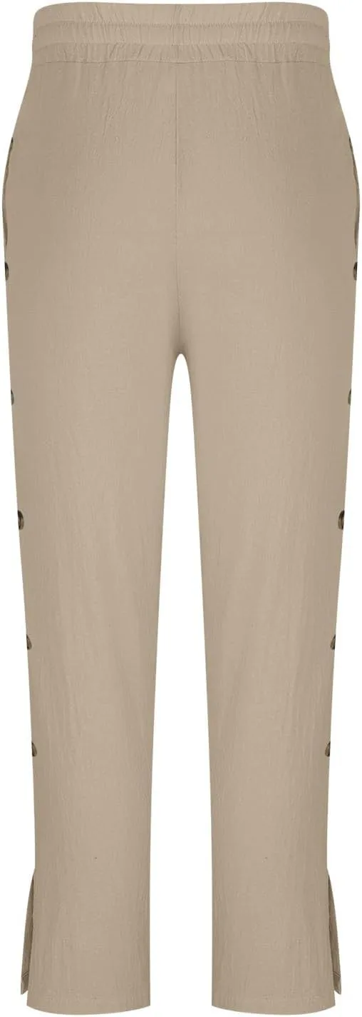 Trousers Pants for Mens Fall Summer Loose Fit Ruched Straight Leg Basic Long Leg Trousers Pants Man 2025