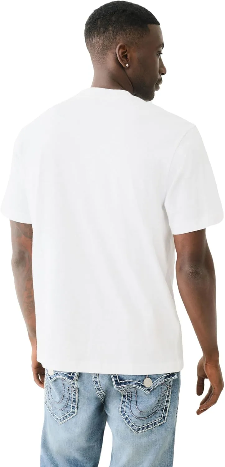 True Religion Men's SS Reflective Arch TEE