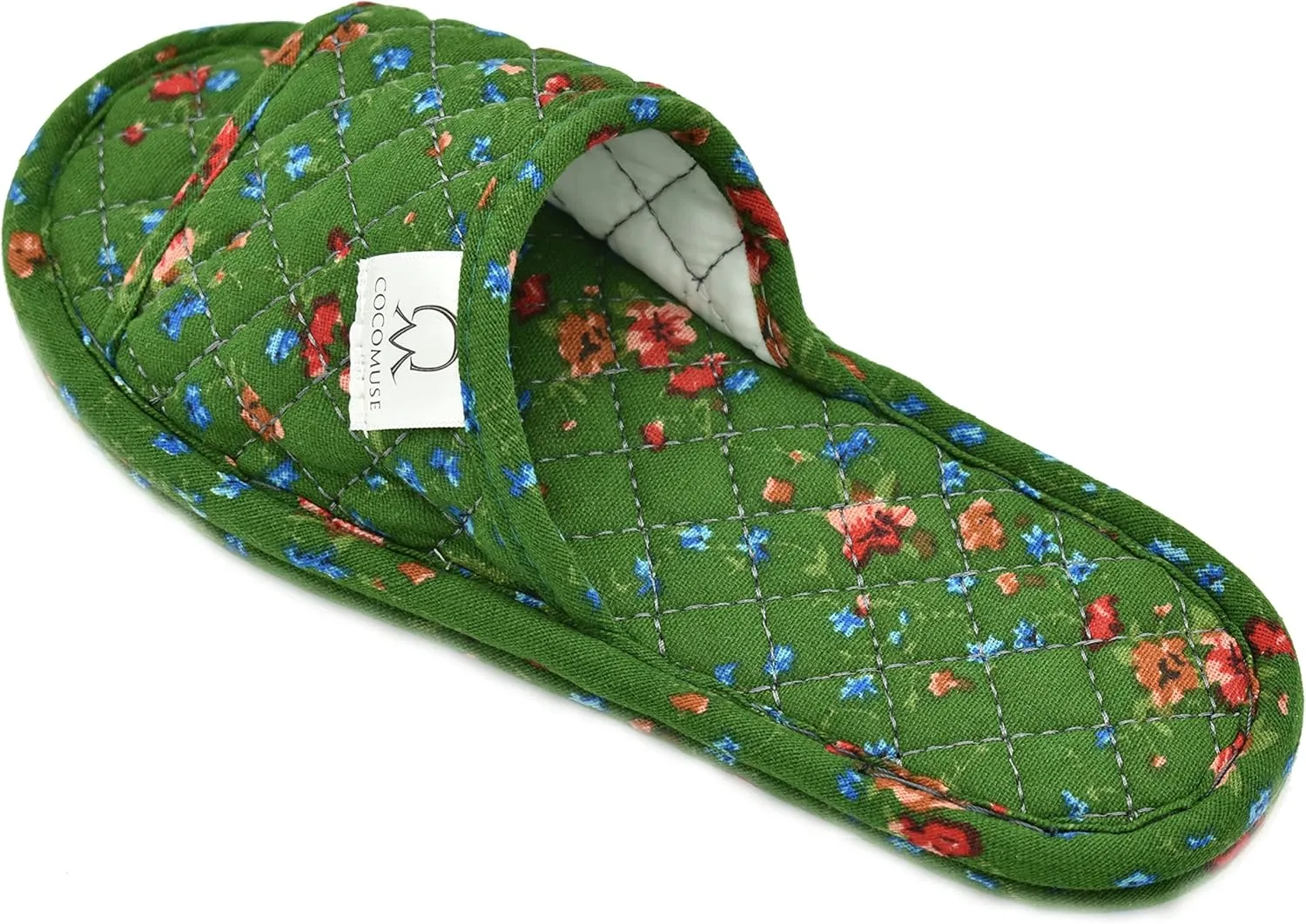 Ultralight Soft Indoor Open Toe Cotton linen Slippers Absorb Sweat Cloth Bottom House Slippers