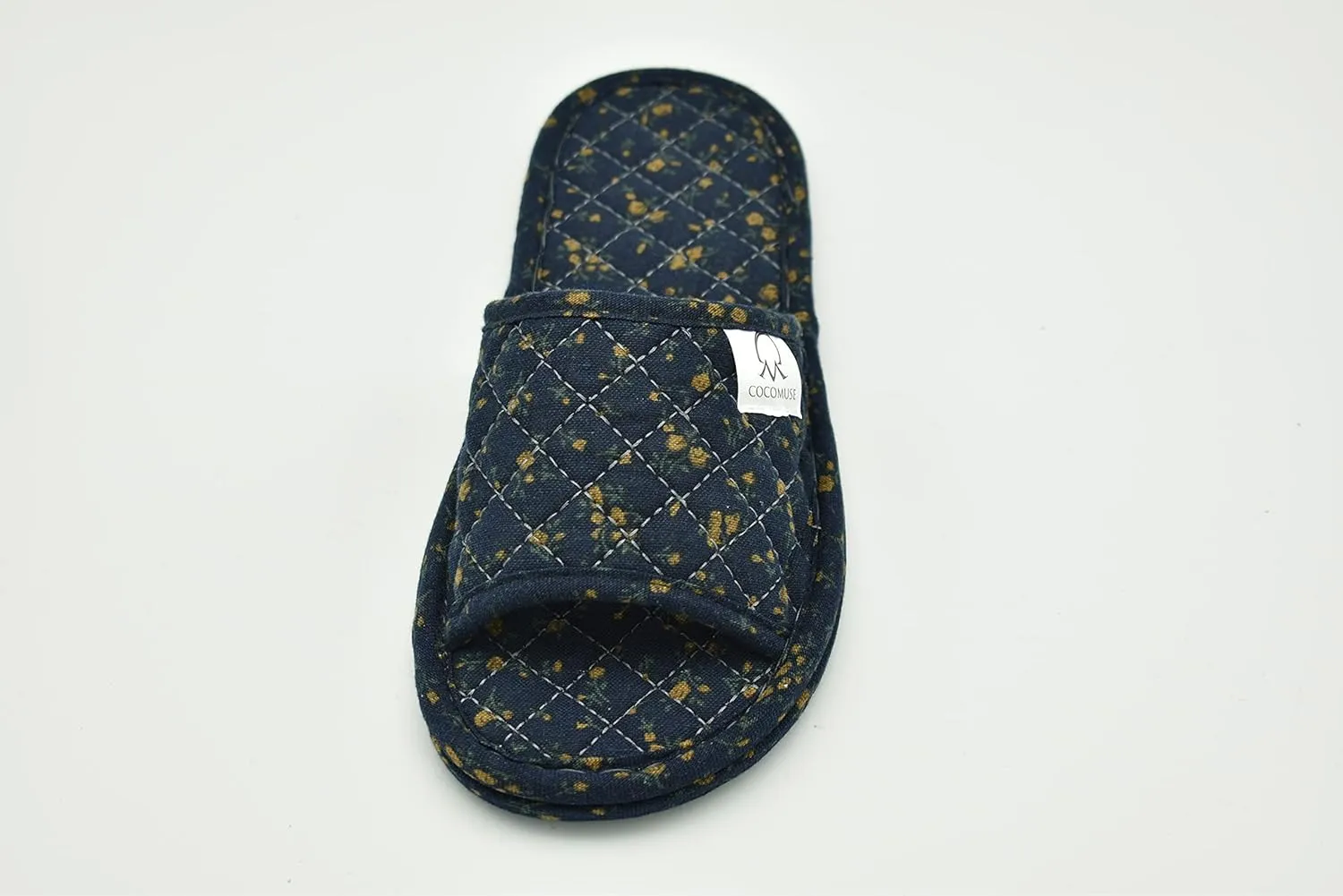 Ultralight Soft Indoor Open Toe Cotton linen Slippers Absorb Sweat Cloth Bottom House Slippers