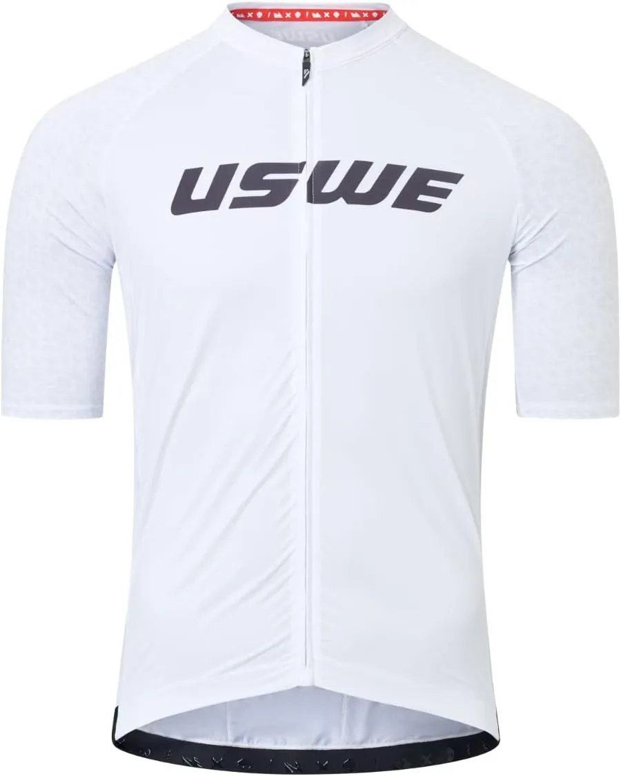 USWE Grus Gravel Jersey, Lightweight and Breathable Cycling Top for Men, Moisture-Wicking Fabric and Reflective Accents
