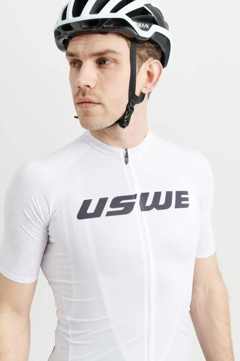 USWE Grus Gravel Jersey, Lightweight and Breathable Cycling Top for Men, Moisture-Wicking Fabric and Reflective Accents