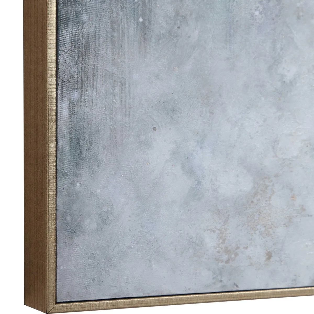 Uttermost Divide Teal and Aqua Hand Painted Canvas