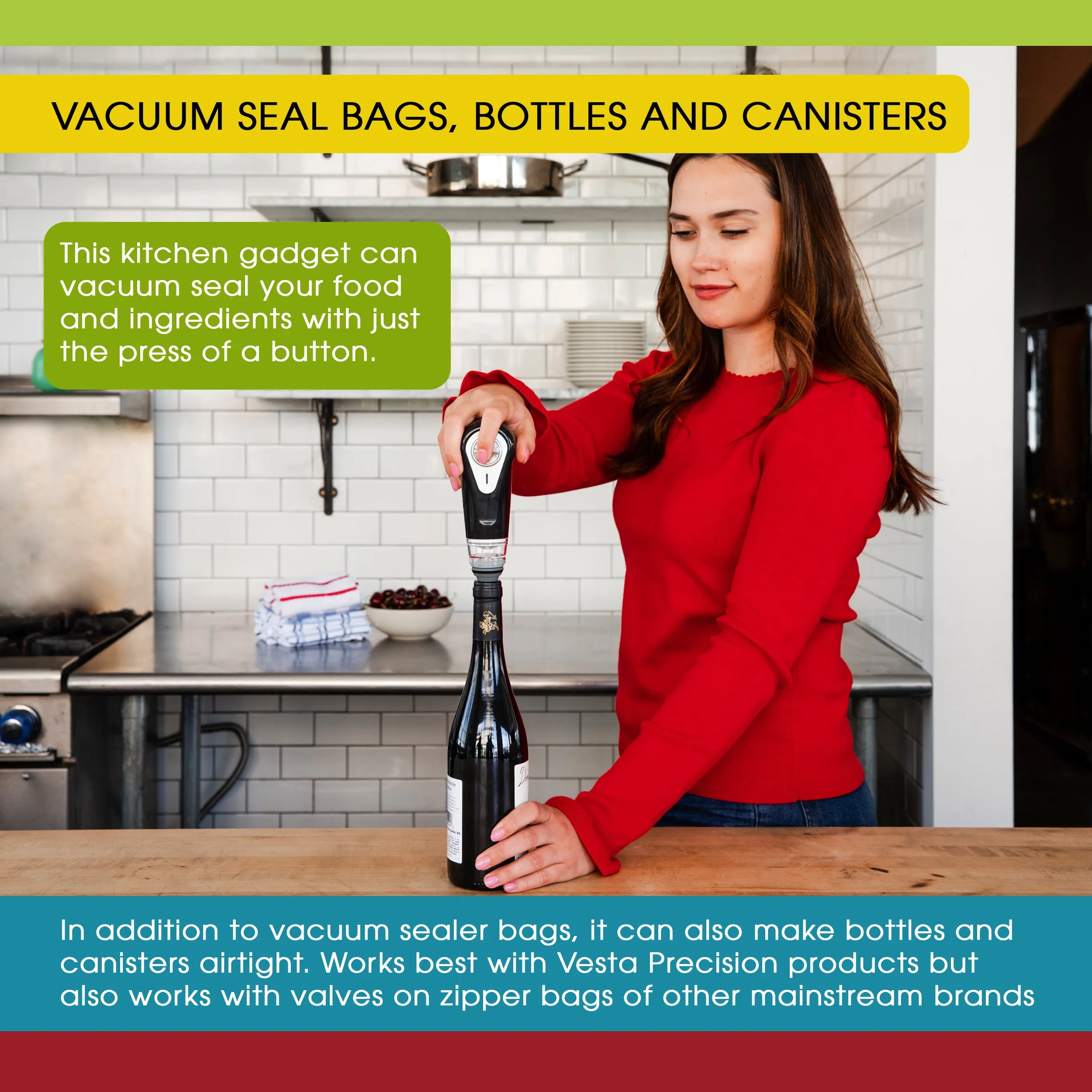 Vacuum Sealer - Handheld Vac 'n Seal