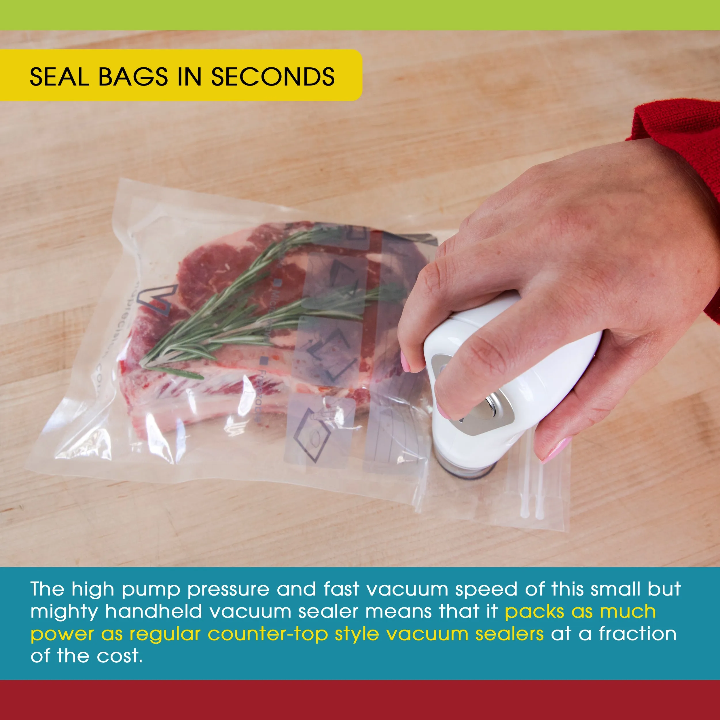 Vacuum Sealer - Handheld Vac 'n Seal
