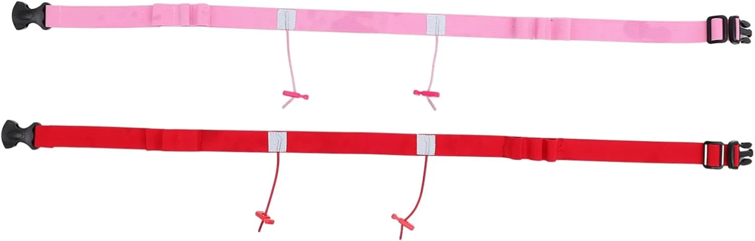 VALICLUD 4 Pcs Belt Reflective Waistband Reflective Band