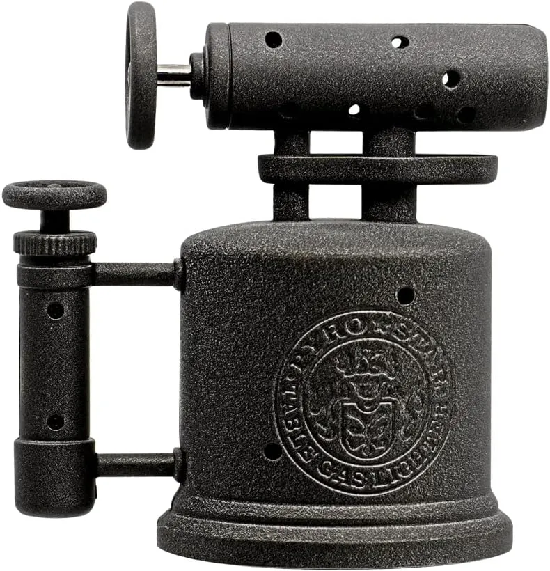 Vector Quadpump Table Top Lighter (Gray Crackle)