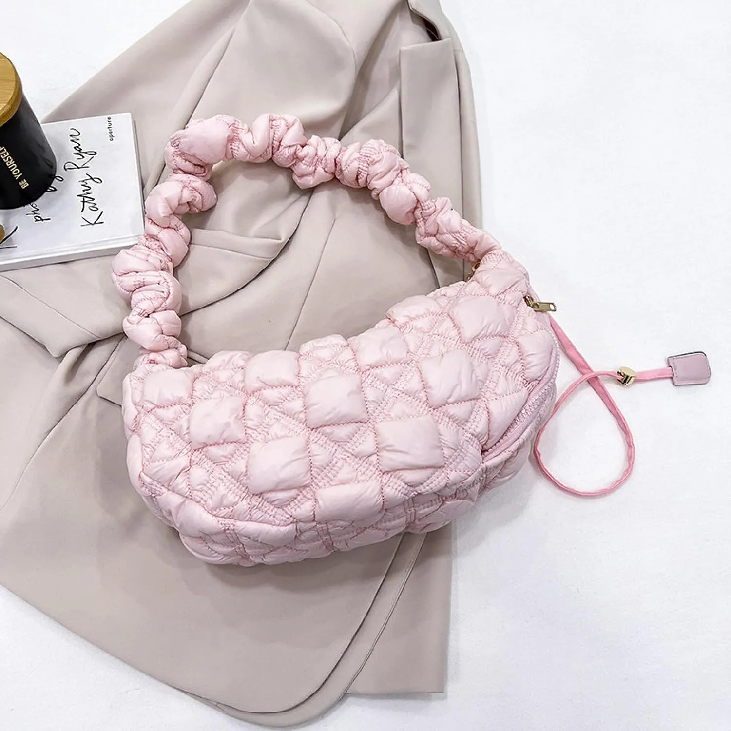 Versatile Cloud Pleated Armpit Bag Casual Dumpling Bag,one-shoulder Crossbody Bag Women