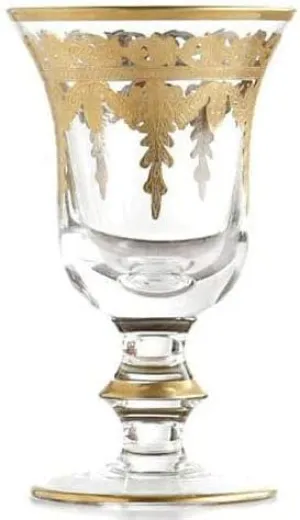 Vetro Gold Water/wine Glass
