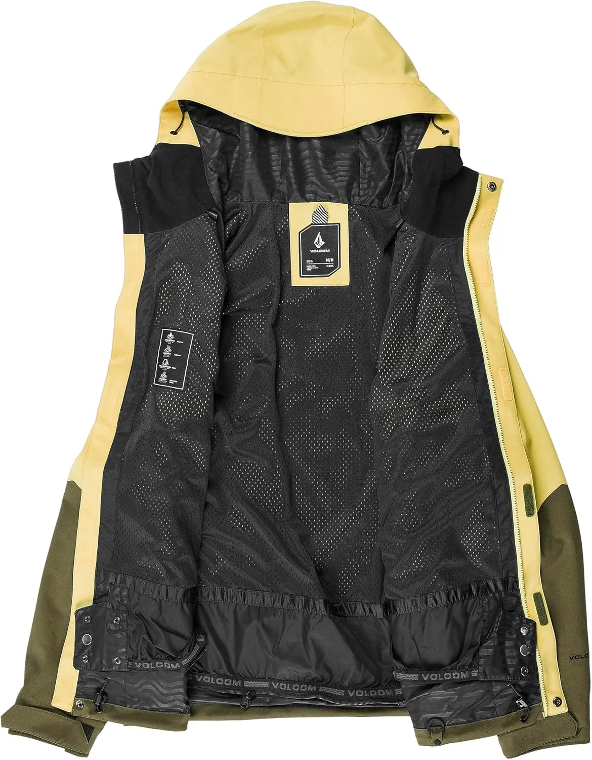 Volcom Men's Brighton Hooded Snowboard Ski Winter Jacket