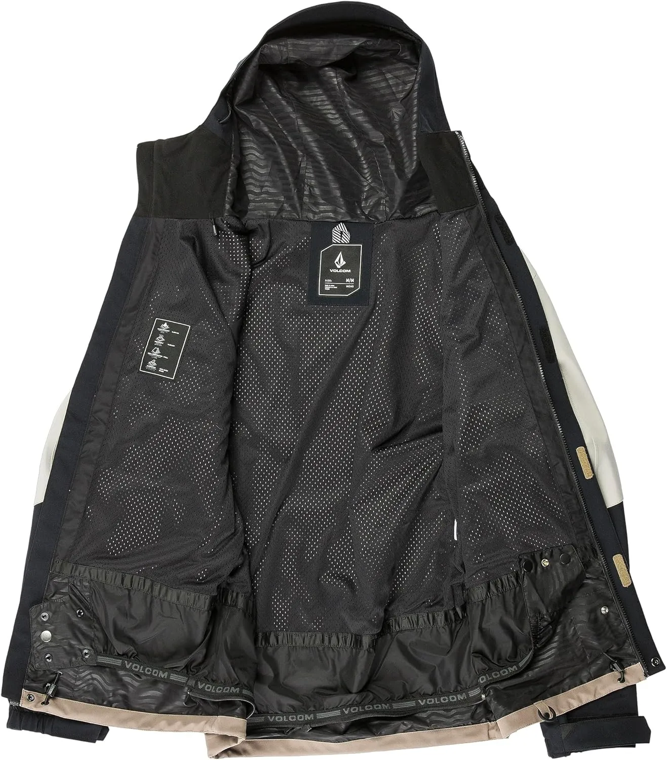 Volcom Men's Brighton Hooded Snowboard Ski Winter Jacket