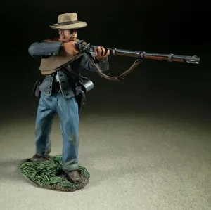 W. Britain American Civil War 31362 Confederate Infantry advancing Firing Rifle no.1 1:30 Scale Metal