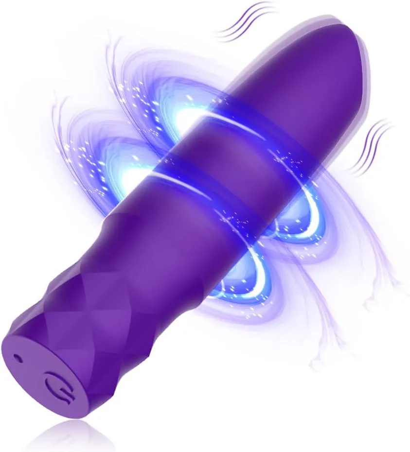 Waterproof 10 Modes Quiet Powerful Handheld Electric Bullet Tool，Bullet Massage Rod Travel Portable Silicone Massage Ball for Women，Pleasure Handheld Personal Bullet Tool for Quick Relaxation P251136