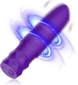 Waterproof 10 Modes Quiet Powerful Handheld Electric Bullet Tool，Bullet Massage Rod Travel Portable Silicone Massage Ball for Women，Pleasure Handheld Personal Bullet Tool for Quick Relaxation P251136