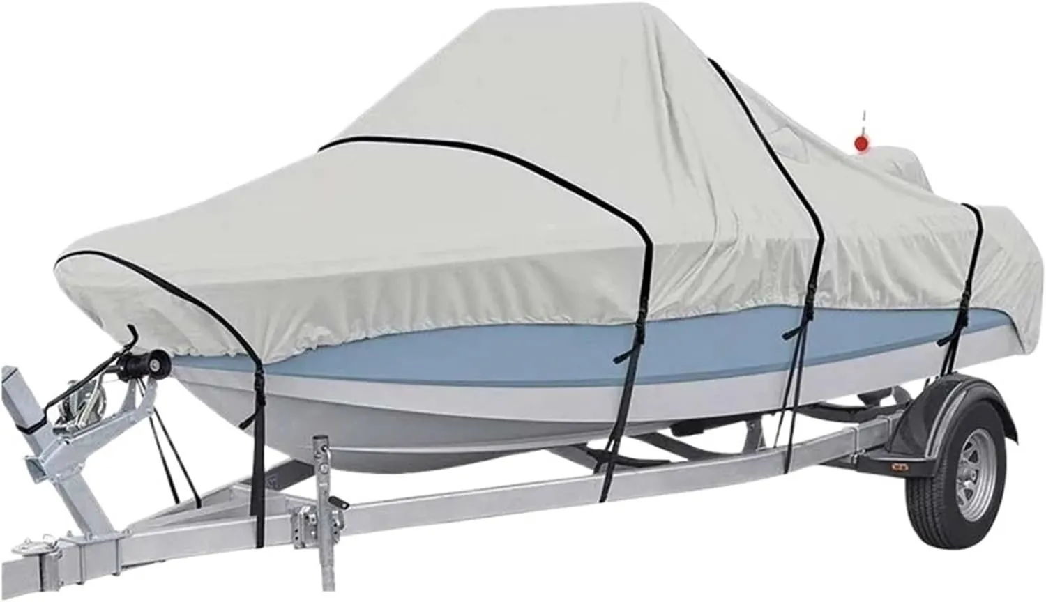 Waterproof Yacht Cover 11–22ft – Anti-Tear & Silver Reflective Fabric for Boats(20-22FT)