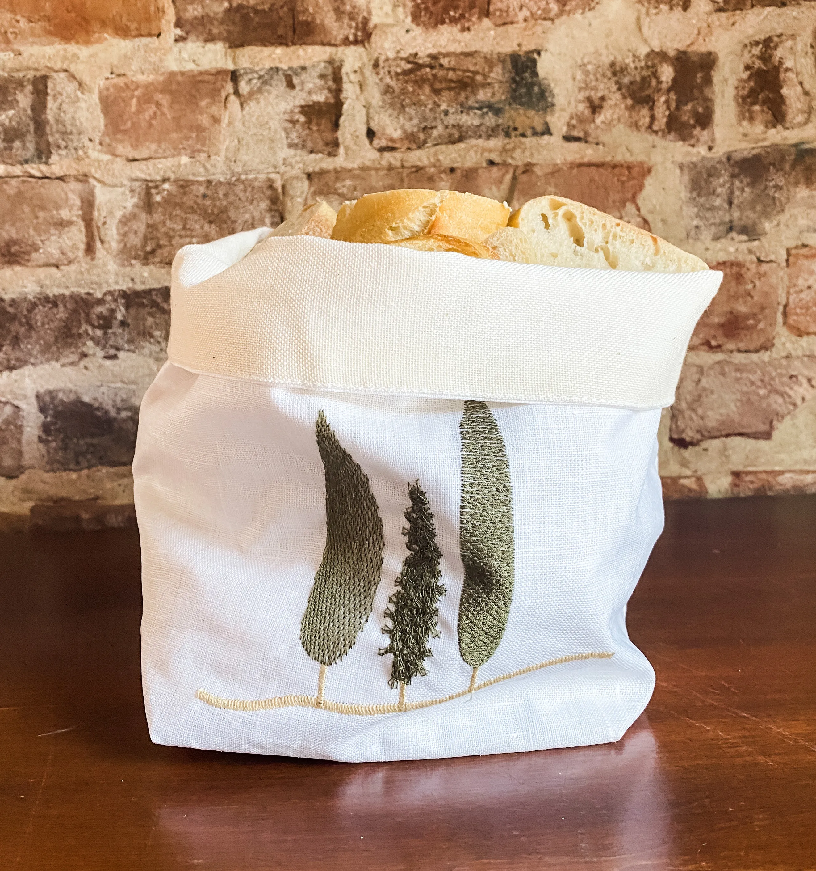 Waxed Linen Bread Bags