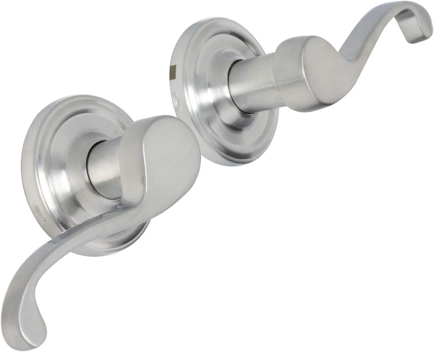 Weslock Left Handed Calais Lever Hall/Closet Set - Traditionale Collection - L0600KDKDSL20 - Satin Chrome