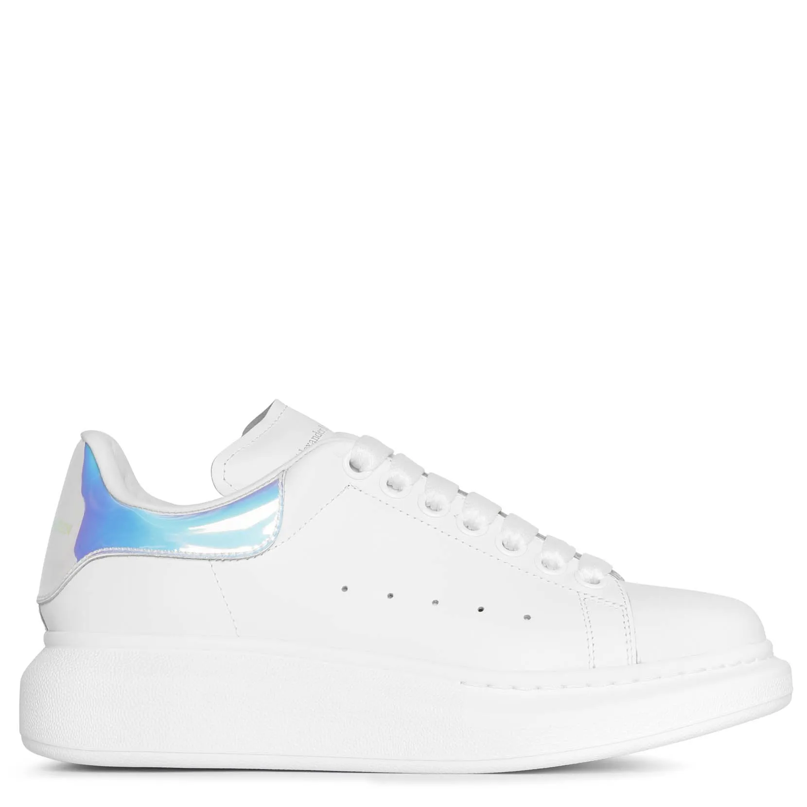 White and holographic classic sneakers