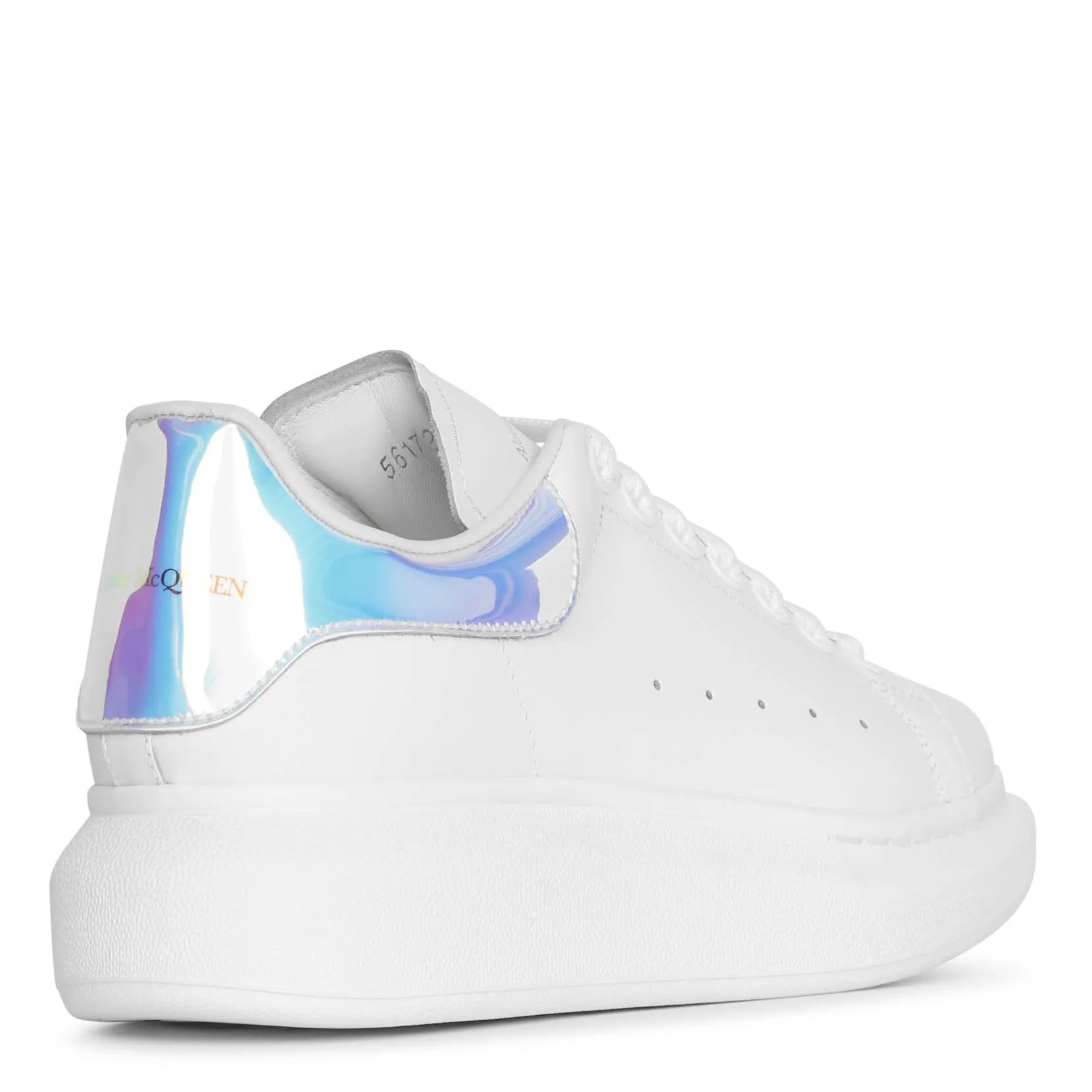 White and holographic classic sneakers