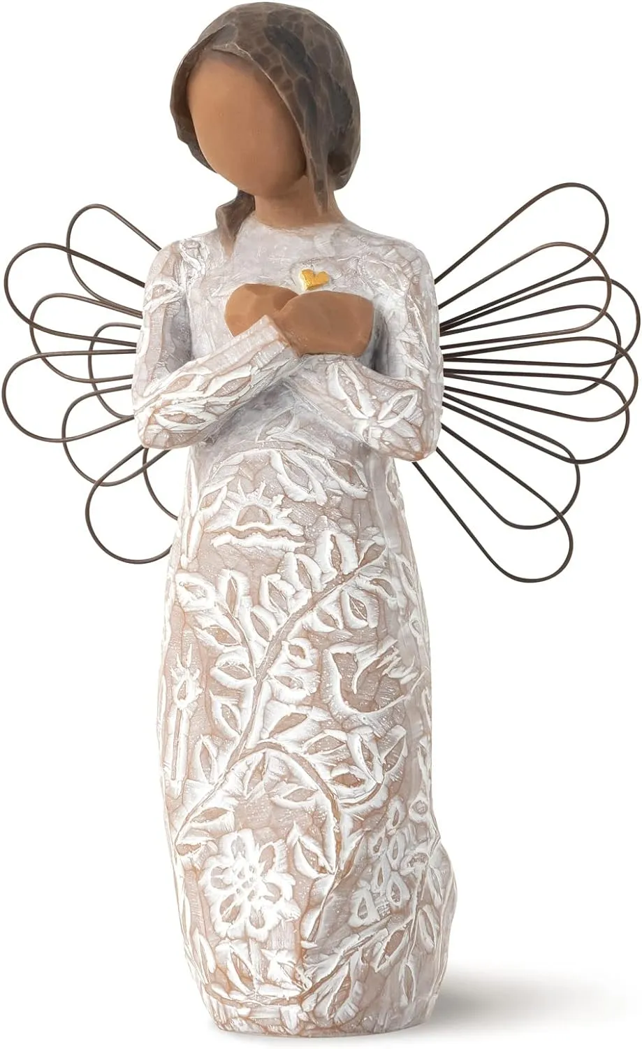 Willow Tree Remembrance Angel, (Darker Skin), Sculpted Hand-Painted Figure