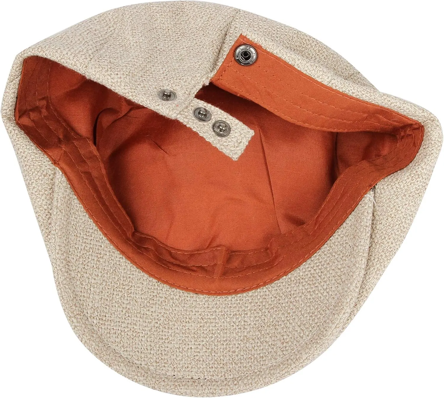 WITHMOONS Ivy Cap Straw Weave Linen-Like Cotton Cabbie Newsboy Hat MZ30038