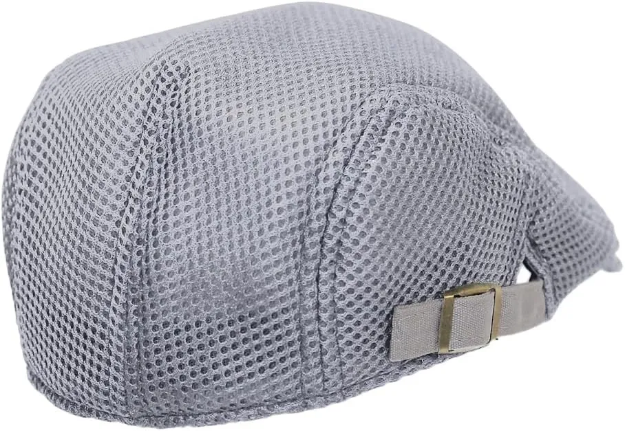 WITHMOONS Ivy Cap Straw Weave Linen-Like Cotton Cabbie Newsboy Hat MZ30038