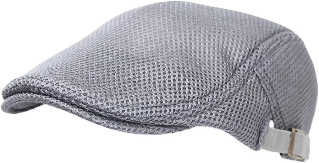 WITHMOONS Ivy Cap Straw Weave Linen-Like Cotton Cabbie Newsboy Hat MZ30038