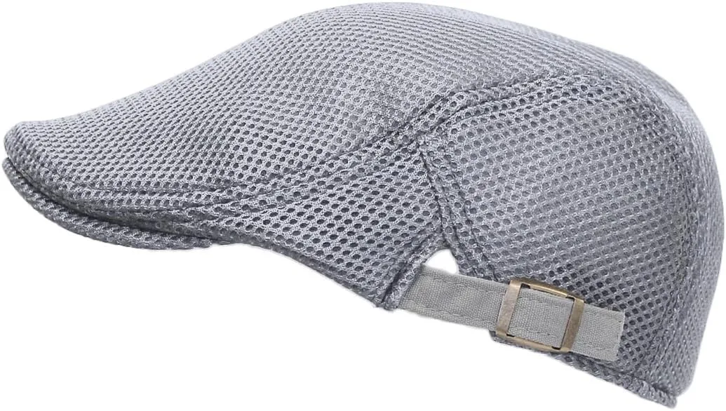 WITHMOONS Ivy Cap Straw Weave Linen-Like Cotton Cabbie Newsboy Hat MZ30038
