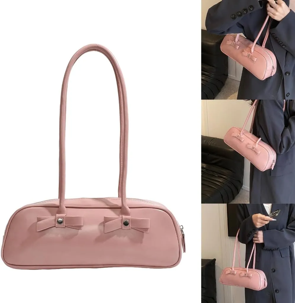 Women Armpit Bag Female Clutch Crossbody Bag PU Leather Shoulder Bag with w