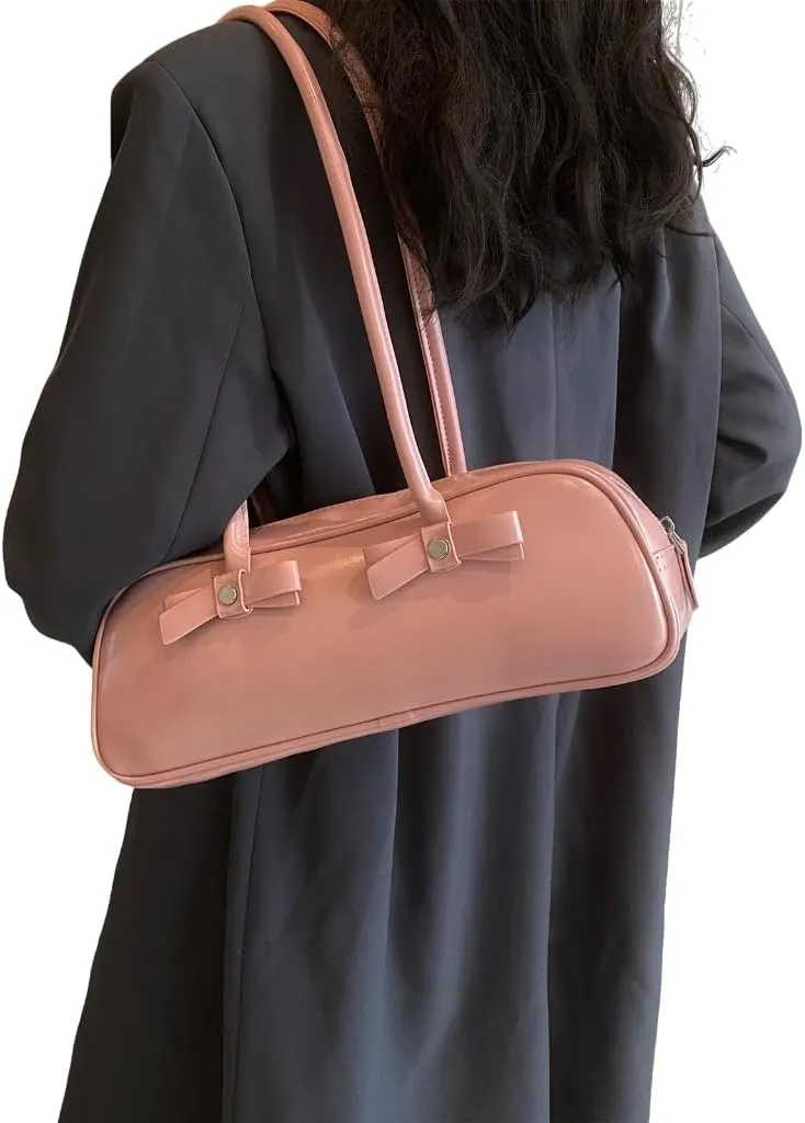 Women Armpit Bag Female Clutch Crossbody Bag PU Leather Shoulder Bag with w