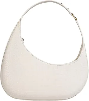 Women Armpit Bag PU Leather Shoulder Bag Half Moon Bag Trend Commuting Bag Fashion Handbag All-Matching Underarm Bag