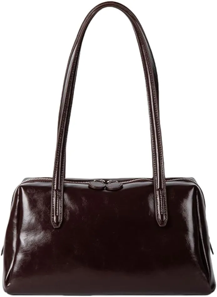 Women Bag Korean Styles Shoulder Bag Top Handle Bag PU Leather Armpit Bag Commuting Bag Large Capacity Underarm Bag